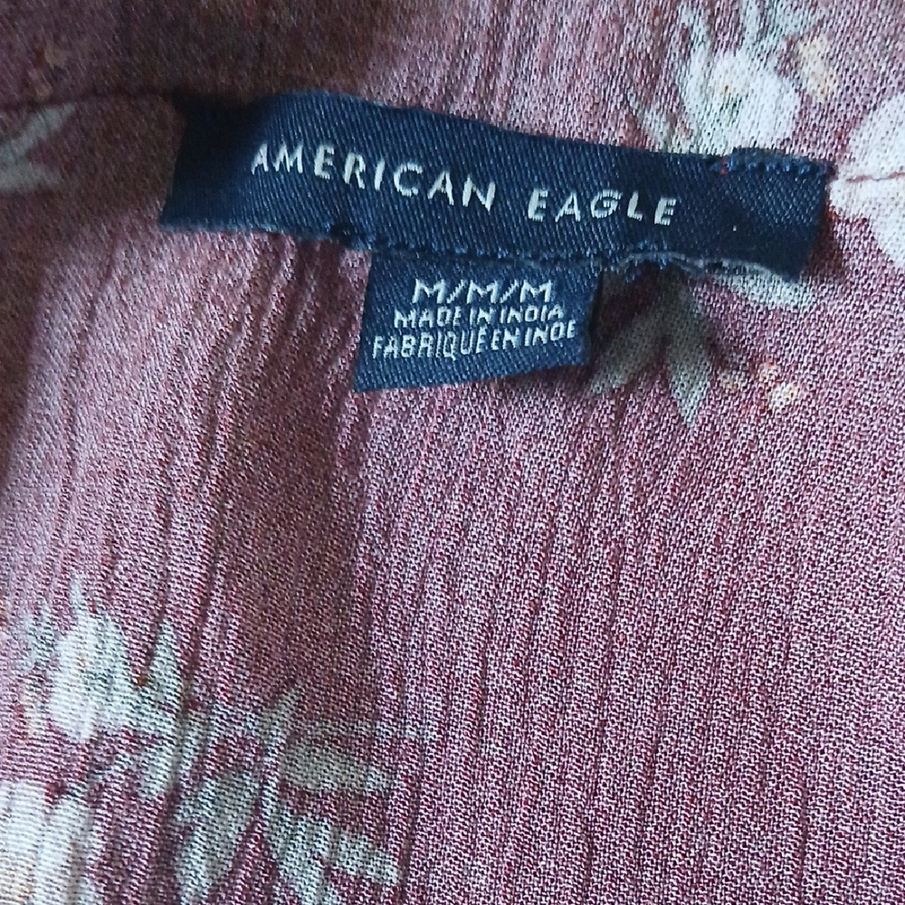 American Eagle Outfitters Flutter Sleeve Blouse - Picture 7 of 9
